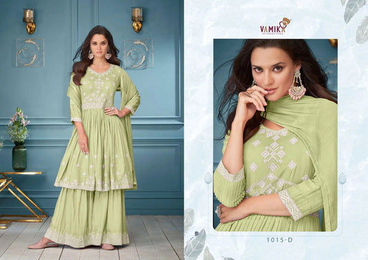 Elegant Embroidered Kurti Set with Bottom & Dupatta – 3 Piece Set